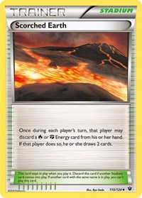 Scorched Earth 110/124 Fates Collide Reverse Holo Pokémon card