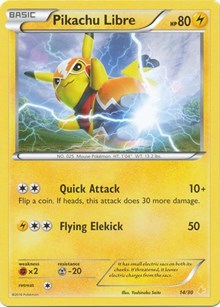 Pikachu Libre (14 - Non-Holo) 14/30