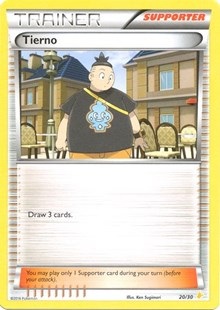 Tierno (20 - Pikachu Libre Deck) 20/30 XY Trainer Kit: Pikachu Libre & Suicune Pokémon card