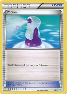Potion (15 - Suicune Deck) 15/30 XY Trainer Kit: Pikachu Libre & Suicune Pokémon card