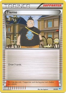 Tierno (29 - Suicune Deck) 29/30 XY Trainer Kit: Pikachu Libre & Suicune Pokémon card