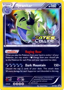 Tyranitar (Prerelease) [Staff] XY130