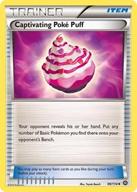 Captivating Poke Puff 99/114 Steam Siege Reverse Holo Pokémon card