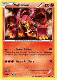 Volcanion 25/114 · Reverse Holo