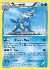 Samurott 32/114 · Reverse Holo
