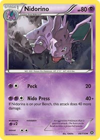 Nidorino 44/114 · Reverse Holo
