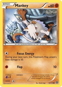 Mankey 52/114 · Reverse Holo