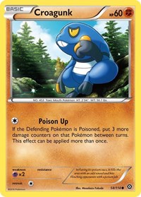 Croagunk 58/114 · Reverse Holo