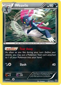 Weavile 61/114 · Reverse Holo