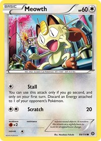 Meowth 88/114 · Reverse Holo