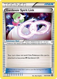 Gardevoir Spirit Link 101/114 Steam Siege Reverse Holo Pokémon card