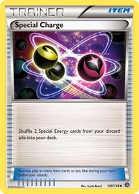 Special Charge 105/114 Steam Siege Reverse Holo Pokémon card