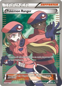 Pokemon Ranger Full Art 113/114 Steam Siege Pokémon card