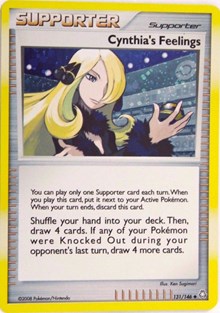 Cynthia's Feelings (Cosmos Holofoil) 131/146 Miscellaneous Cards & Products Pokémon card