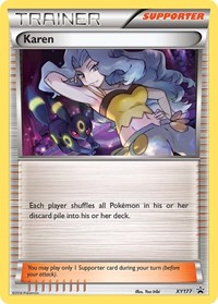 Karen XY177 XY Promos Pokémon card