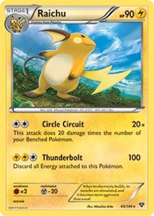 Raichu (Battle Arena Deck Exclusive) 043/146