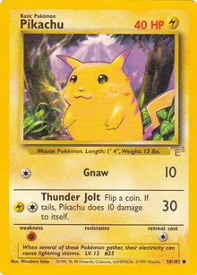 Pikachu (E3 Stamped) 058/102