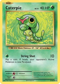 Caterpie 3/108 · Reverse Holo