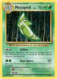 Metapod 4/108 · Reverse Holo