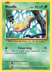 Weedle 5/108 · Reverse Holo