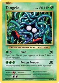 Tangela 8/108 · Reverse Holo
