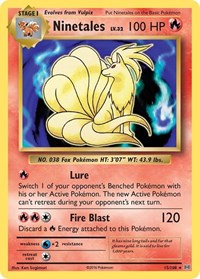 Ninetales 15/108 · Reverse Holo