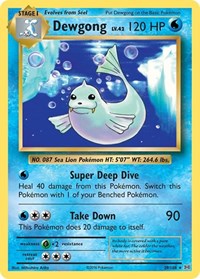 Dewgong 29/108 · Reverse Holo