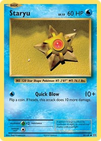 Staryu 30/108 · Reverse Holo