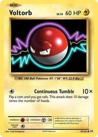 Voltorb 39/108 · Reverse Holo