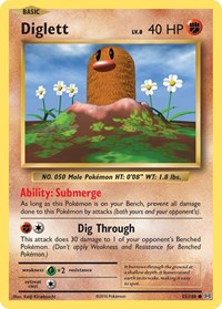 Diglett 55/108 · Reverse Holo