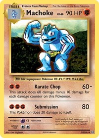 Machoke 58/108 · Reverse Holo
