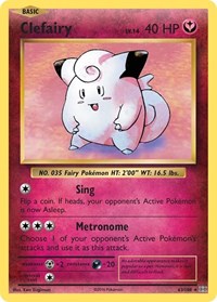 Clefairy 63/108 · Reverse Holo