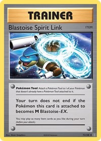 Blastoise Spirit Link 73/108 Evolutions Reverse Holo Pokémon card