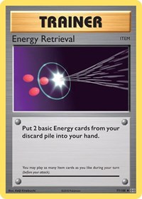Energy Retrieval 77/108 Evolutions Reverse Holo Pokémon card