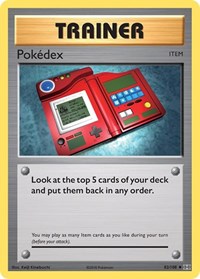Pokedex 82/108 Evolutions Reverse Holo Pokémon card