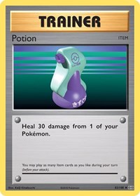 Potion 83/108 Evolutions Reverse Holo Pokémon card
