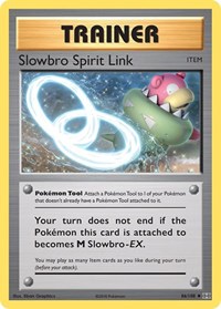 Slowbro Spirit Link 86/108 Evolutions Reverse Holo Pokémon card