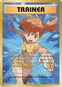 Misty's Determination Full Art 108/108 Evolutions Pokémon card