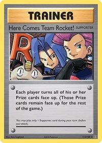 Here Comes Team Rocket! 113/108 Evolutions Pokémon card