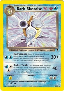 Dark Blastoise (WotC Legendary Collection) 004/110