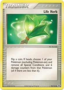 Life Herb 93 EX Battle Stadium Pokémon card