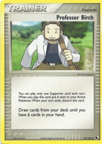 Professor Birch 89 EX Battle Stadium Pokémon card