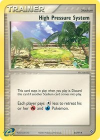 High Pressure System 85 EX Battle Stadium Pokémon card