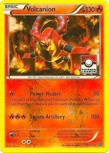 Volcanion (Pokemon League) 025/114 · Reverse Holo