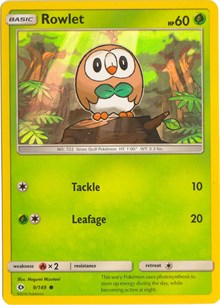 Rowlet (Water Web Holo) 009/149