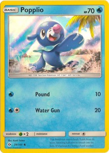Popplio (Water Web Holo) 039/149