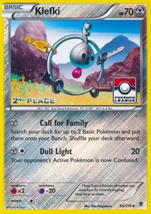 Klefki (Pokemon League) [2nd Place] 066/119 · Reverse Holo