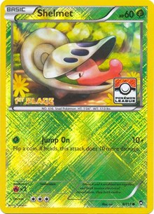 Shelmet (Pokemon League) [1st Place] 008/111 · Reverse Holo