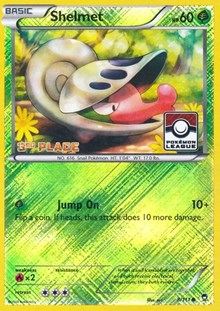 Shelmet (Pokemon League) [3rd Place] 008/111 · Reverse Holo