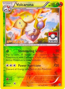 Volcarona (Pokemon League) [3rd Place] 015/114 · Reverse Holo